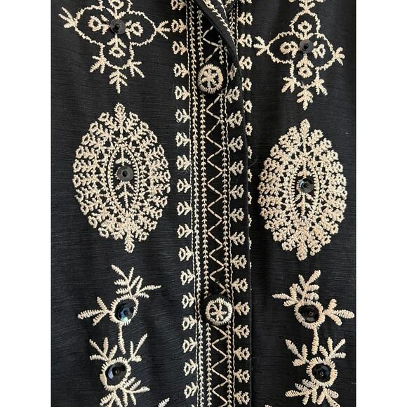 T. Renz Signature by Theresa Renz Silk Swing coat Size SMALL - Picture 2 of 6